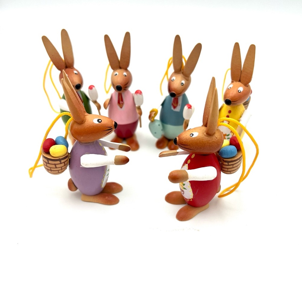 Festive Bunny Ornaments